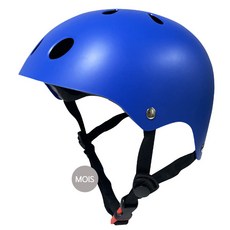 모이스 유아 어린이 어반 헬멧 자전거 킥보드 인라인 안전모 머리보호대, 블루, 1개