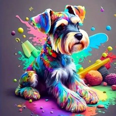 성인용 캔버스 초보자용 페인트 키트 페인팅 여성용 DIY 취미 프레임리스 1 개, LS3013, 20x20cm 8x8inch, LS3013, 1개