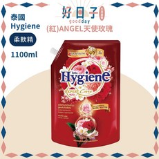 Hygiene 柔軟精補充包, 1個, 柔軟精(紅)1100ml