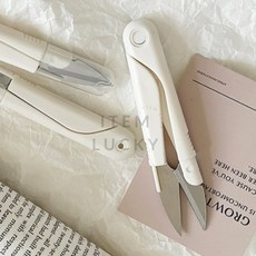 ITEM LUCKY 케이스 쪽가위 케이스가위, 1개