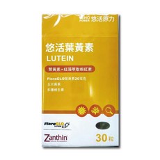 悠活原力 金盞花萃取葉黃素+紅藻萃取蝦紅素複方軟膠囊, 1個, 30顆
