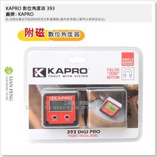 KAPRO 393 數位角度器 附磁迷你角度儀 使用4號電池, 1個