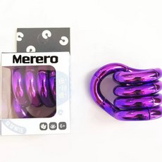 Merero 스트레스해소장난감 피젯토이 탱글 집중력 장난감 랜덤, 1개, 퍼플