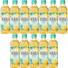 웅진 티즐 제로 유자 그린티 500ml, 12개