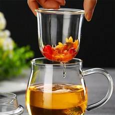 권사장 티머그 유리잔 360ml 머그잔