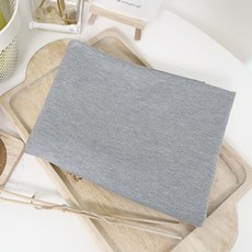 CRT 035 탐나요 레이온 스판 속 기모 원단 무지 패브릭 발열 보온 천, 1개, 멜란지