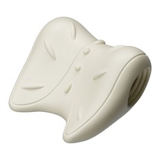 人體工學護頸功能枕，舒適透氣，舒緩頸椎壓力，提升睡眠品質, 白色, 1件