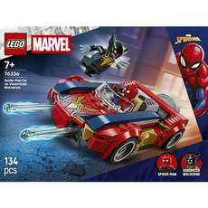 레고 슈퍼히어로 Marvel 76336 스파이더맨 자동차 대 베놈화된 울버린, 혼합색상, 1개