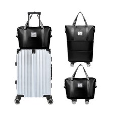모던폴리 대용량 3단 접이식 캐리어 여행가방 바퀴 탈부착형 폴딩백