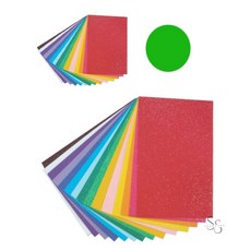 제사오스토어 칼라펠트 비접착 메타릭진연두 45x30cm 1장 게시판 교재 수업 교구