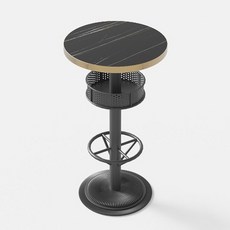 테이블 야외 카페 접이식 원목 편의점 주택 컬러 LED 뷰 원형 120x폭 105CM, 60테이블의 프놈펜, 1개