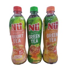 Nu 뉴 인도네시아 그린티 3종 혼합 세트 450ml (오리지널2+요거트2+허니2), 2세트