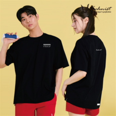 [테크니스트] TNT66022 BK 남성 여성 티셔츠 반팔