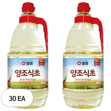 샘표 합성향 없는 양조식초, 1.8L, 30개