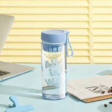 富興 簡約便攜水杯，附茶漏設計, 1個, 靜謐藍 660Ml