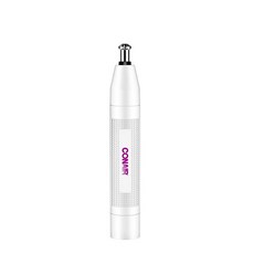 Conair 여성용 True Glow 배터리 작동 귀털 코털 정리기 170398, 화이트 / 퍼플