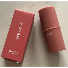 [AOU] 에이오유 촉촉바 보습 광택 (Sugar Bar) 글로우 스틱바 컬러 스틱 립밤, 3개