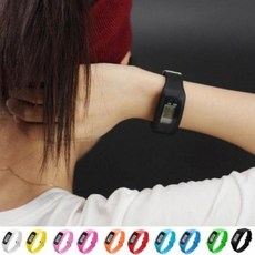 기타 스마트 자동 만보기 방수 만보기시계 만보계 손목시계, 블루