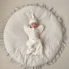 오가닉 나비 잠싸개 출산 신생아 아기 선물 코튼 매쉬 소재 뉴본 나비잠싸개 겉싸개 속싸개