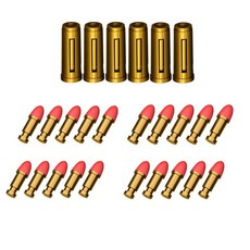 ZP-5 木紋玩具槍 16cm, 1個, 左輪軟彈槍/彈夾6+子彈20/短款不可用