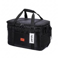 아일라잇 대용량 캠핑 피크닉 보냉백, 42L, 블랙