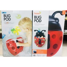 美國 boon BUG POD 紅瓢蟲造型浴室玩具收納盒, 詳見包裝, 詳見包裝