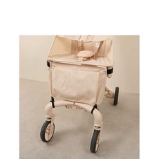 小虎子配件MTMT18火箭造型推車收納袋 厚實材質大容量 嬰兒車掛袋 方便攜帶寶寶用品, 1個, 確認需求 卡其色下掛袋