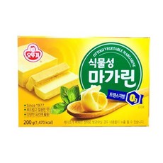 마가린(식물성 오뚜기 200G) 마가린 마아가린 식물성마가린, 200g