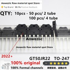 Aoweziic 2025 수입 IGBT 파워 TO 247 GT50JR22 50JR22, 100pcs 4 tube