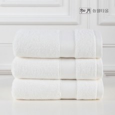 송월타올 모던 프리미엄 호텔 세면타월 코마사 30수 200g, 3세트, 화이트