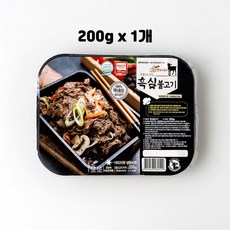 흑염소 양념 불고기 100% 국내산 염소고기 해썹 흑심, 1개, 200g