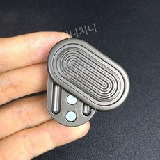 EDC 금속 자석 푸시카드 무한 반복 피젯 스피너 스트레스 해소 토이, 건색 사운드웨이브 3단 기계식 카드딜러