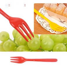 다소니디자인 국산 컬러 포크 간식포크