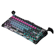 그라바스타 WA75 프로 단일모드 게이밍 유선 키보드, 제조사축, RGB 마그네토축, 사이버 스톰