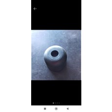 遙控車橡膠輪胎 圓錐造型設計 耐磨防滑 提升穩定性, 黑色, 1個