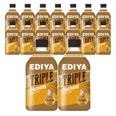 이디야 트리플 커피 바닐라라떼 500ml / 이디야커피 라떼커피, 16개