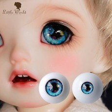 구체관절인형 bjd 구관 오로라 눈 안구 인형 교체 10mm-18mm, 얼음 결정, 18-7mm-작은홍채