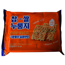 찹쌀 누룽지 스위트 달콤한 맛 글루텐프리, 4개, 288g