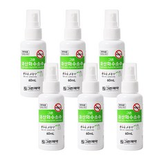 그린제약 뿌리는 소독약 과산화수소수, 6개, 60ml