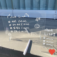 보드용품 대형 투명아크릴 메모보드 책상, 상품 상세페이지 참조 (5740)