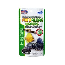 Hikari 高夠力 Mini Algae Wafers 異形鼠魚專用營養飼料, 1個, 21403異型飼料(小粒)22g