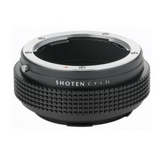 SHOTEN CY-LSL SL.L 마운트 어댑터 (야시카 컨택스 마운트 렌즈 → 라이카 마운트, 01 Black_01 Leica L 마운트, 1개