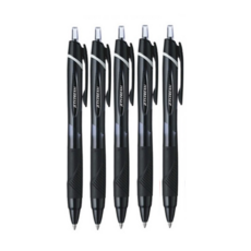 미쯔비시 유니 제트스트림 0.7mm 볼펜 세트, 0.7mm 블랙 5개 세트