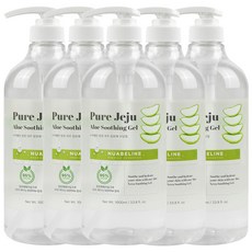 누아벨린 청정 제주 알로에 수딩젤 1000ml, 5개, 1L