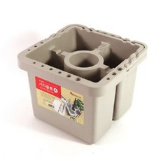 단아미 사각물통 대형 미술용 붓 세척 보관 칸막이 물통 붓통