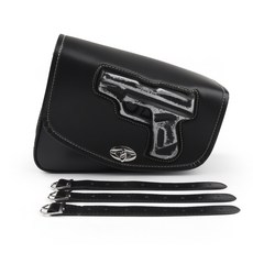 Davidson Sportster XL883 XL1200 手槍造型右側馬鞍包 - 極限超快感重機改裝, 1個