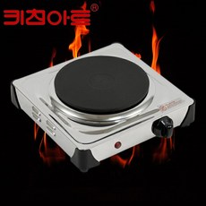 (넥스트스텝) 키친아트 하이라이트 1구 미니 휴대용 하이라이트 전기레인지 전기버너 핫플레이트, 가지고 다닐 수 있는, KG-17B