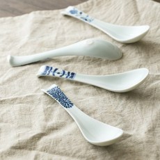 아이린도 일본 도자기 스푼 17cm, 1개, 넝쿨