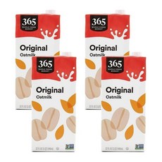 365 홀푸드마켓 오리지널 오트밀크 946ml, 4개