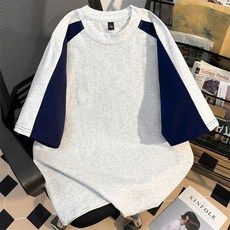 타임퓨어 남녀공용 아이스실크 반팔 티셔츠 여름 쿨링 루즈핏 캐주얼 티